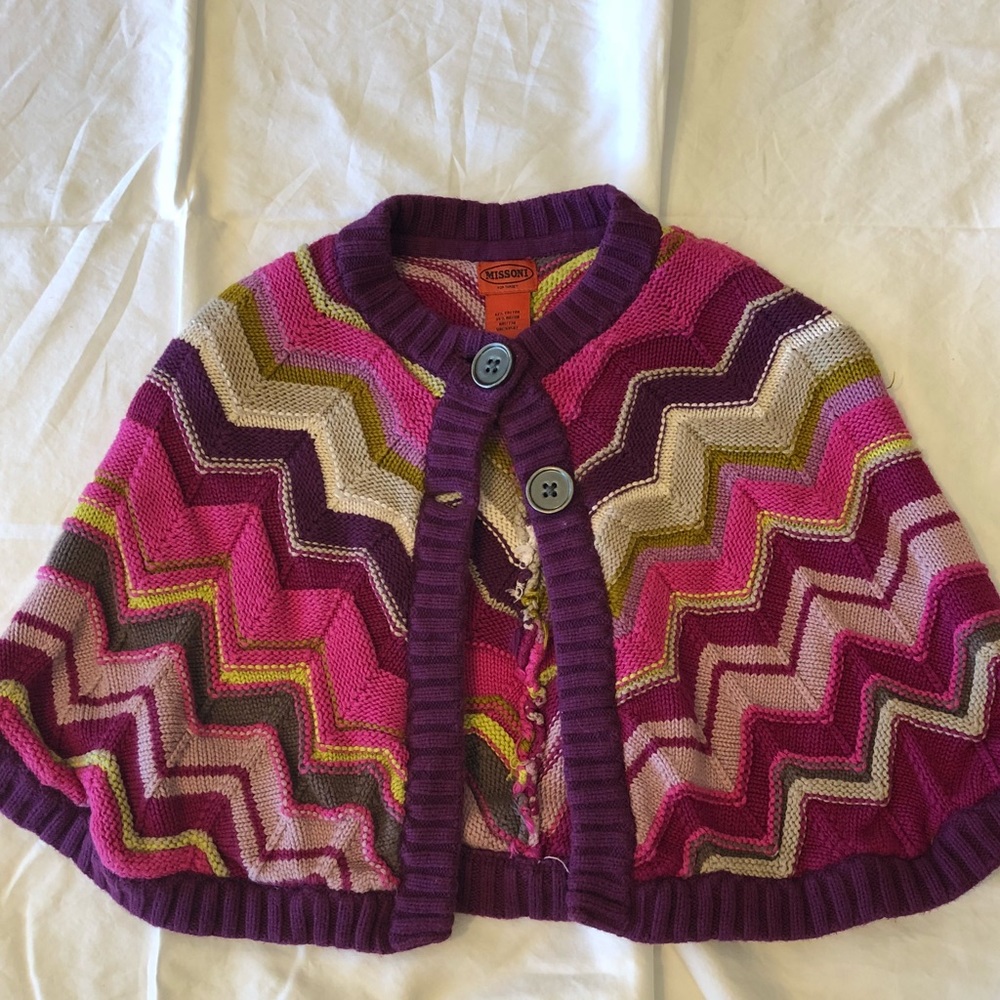 Missoni target poncho. Multicolored.